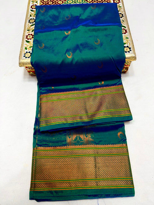 Chandrakor Kalanjali Paithani Silk Saree