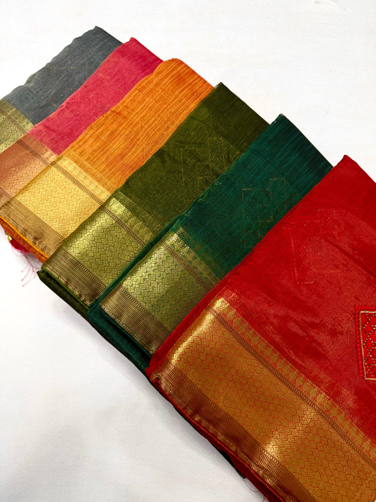 Pure Organza Silk Saree with Rich Pallu